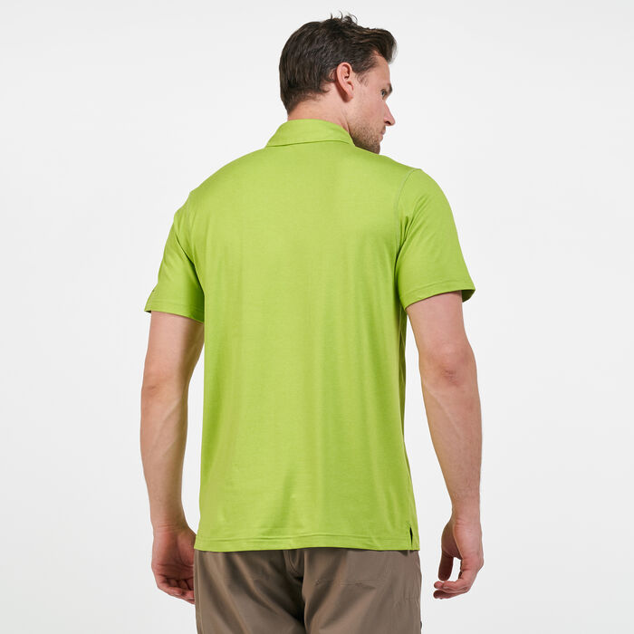 Columbia Men's Tech Trail™ Polo T-Shirt Green Columbia Men's Tech Trail™ Polo T-Shirt Green image number 1