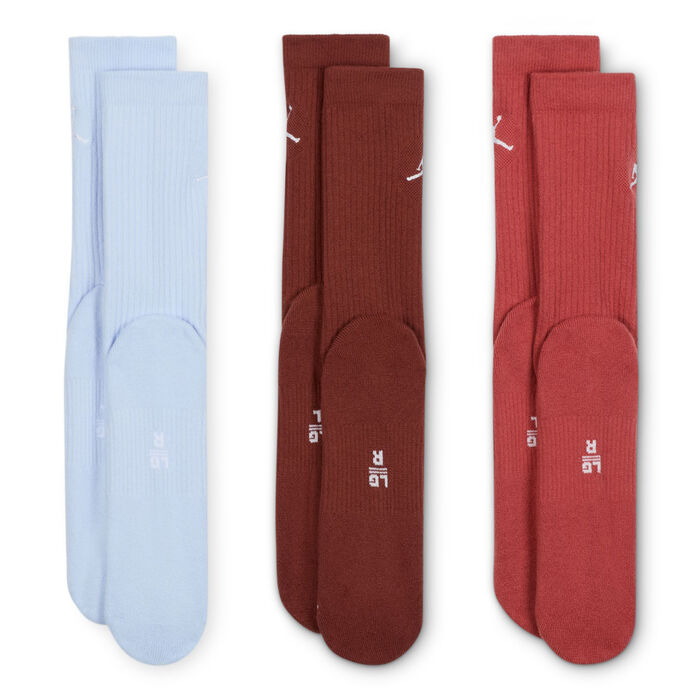 Jordan Everyday Crew Socks (3 Pairs) Multi image number 2