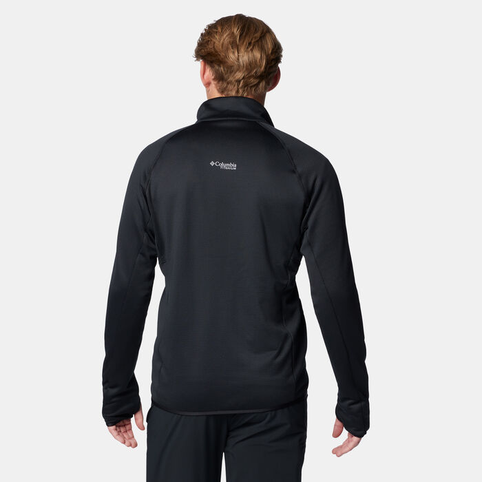 Columbia Men's Triple Canyon Grid Fleece II Full-Zip Jacket Black image number 1