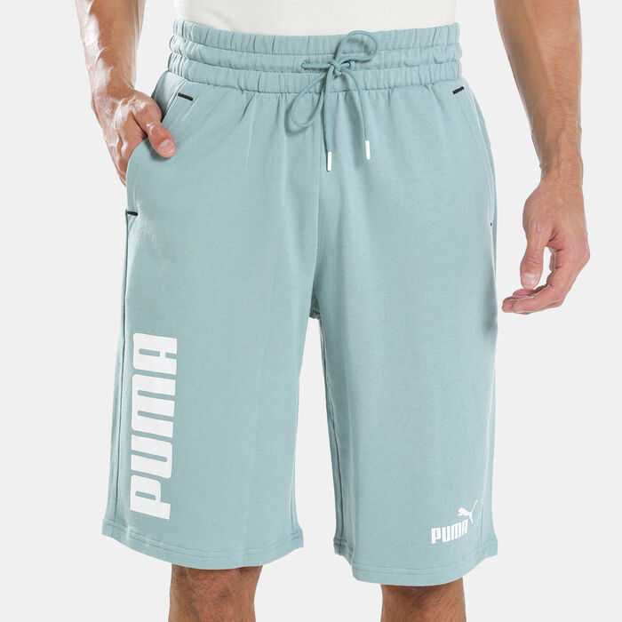 PUMA Men's Power Colourblock 11-inch Shorts Blue image number 3