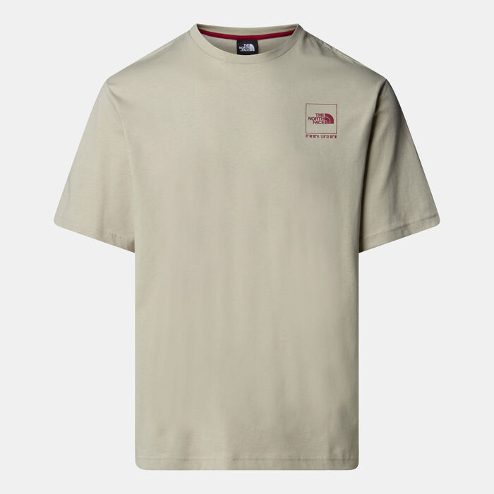 The North Face Men's Coordinates T-Shirt Grey The North Face Men's Coordinates T-Shirt Grey image number 0