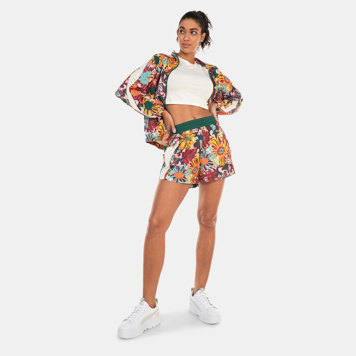 PUMA Women's x LIBERTY Allover Print Woven Shorts Multi PUMA Women's x LIBERTY Allover Print Woven Shorts Multi image number 2
