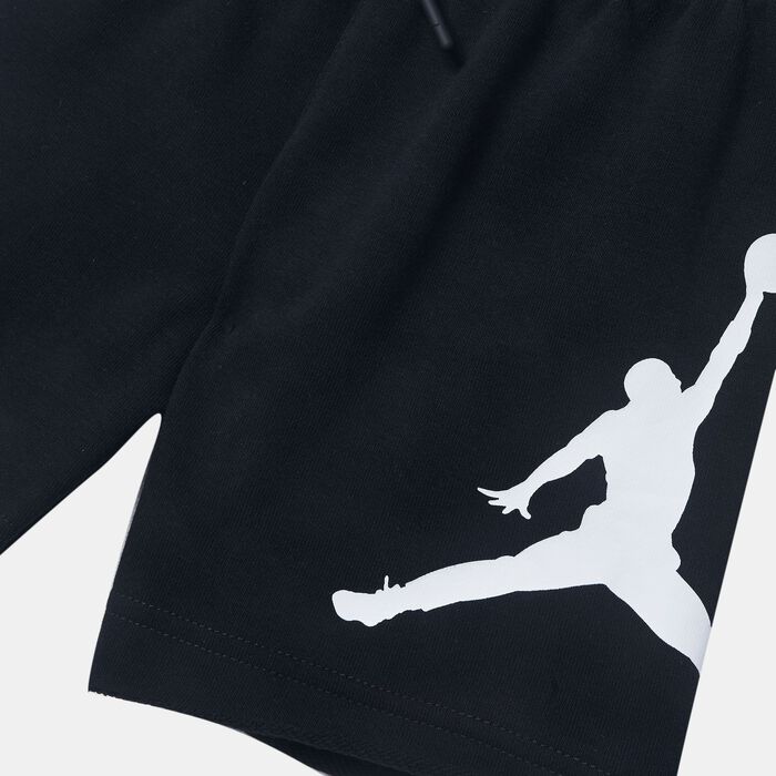 Jordan Kids' Jumpman Air Fleece Shorts (Younger Kids) Black image number 5