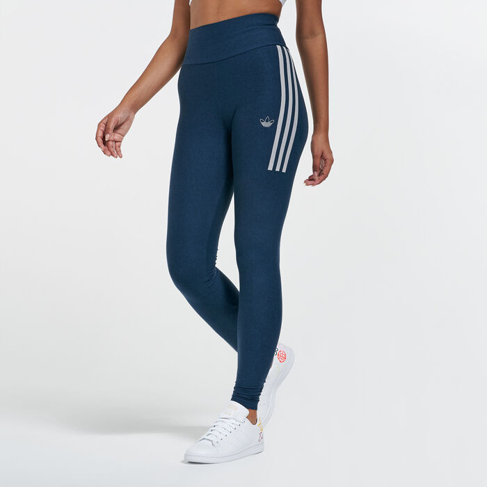 adidas Originals Women's Fakten Leggings White adidas Originals Women's Fakten Leggings White image number 0