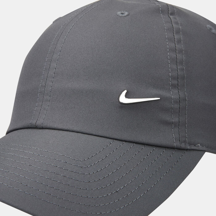 Nike Unisex Heritage86 Metal Swoosh Cap Grey Nike Unisex Heritage86 Metal Swoosh Cap Grey image number 2