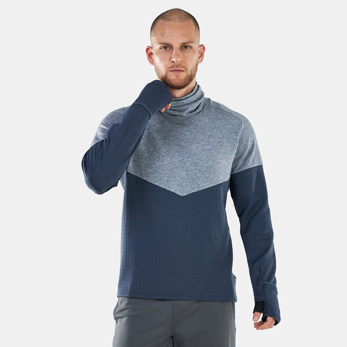 Nike Men's Therma-FIT Run Division Sphere Element Sweatshirt Blue image number 0