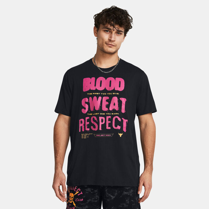 Under Armour Men's Project Rock BSR Graphic Training T-Shirt Black Under Armour Men's Project Rock BSR Graphic Training T-Shirt Black image number 0