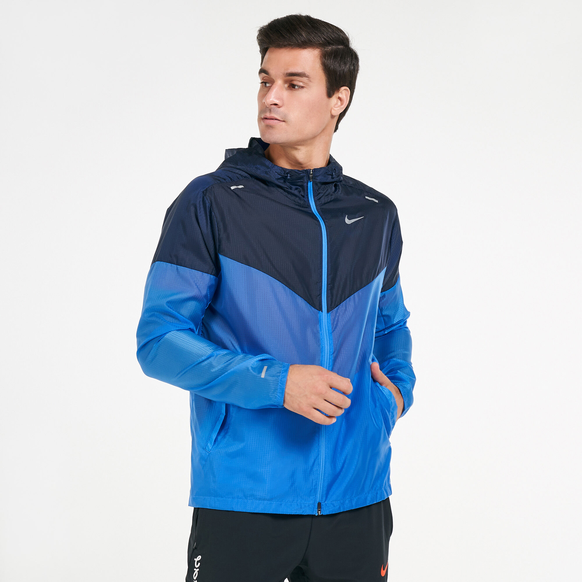 Men s Windrunner Jacket Blue Nike in Qatar SSS