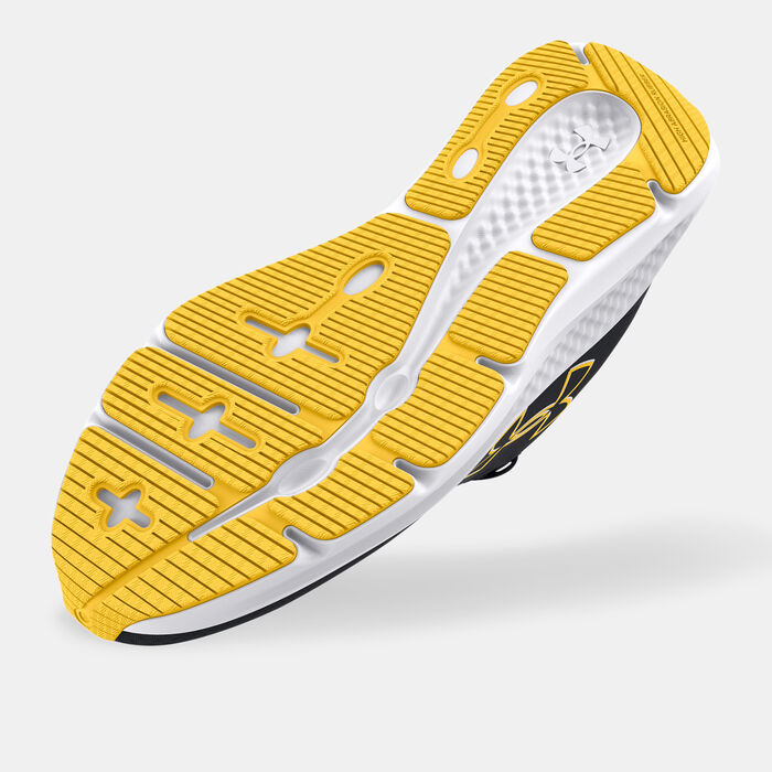 Under Armour Men's Charged Pursuit 3 Big Logo Running Shoes Grey image number 3