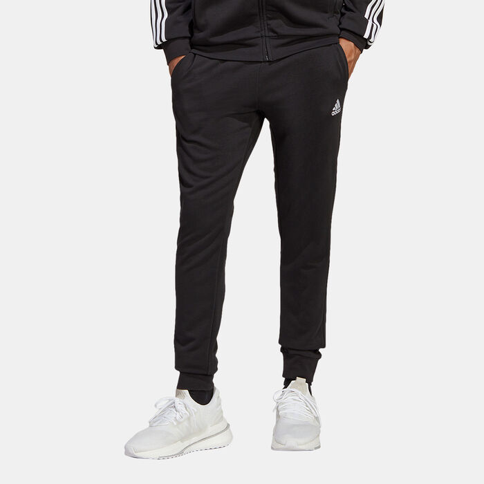 adidas Men's Basic 3-Stripes French Terry Tracksuit Black image number 2