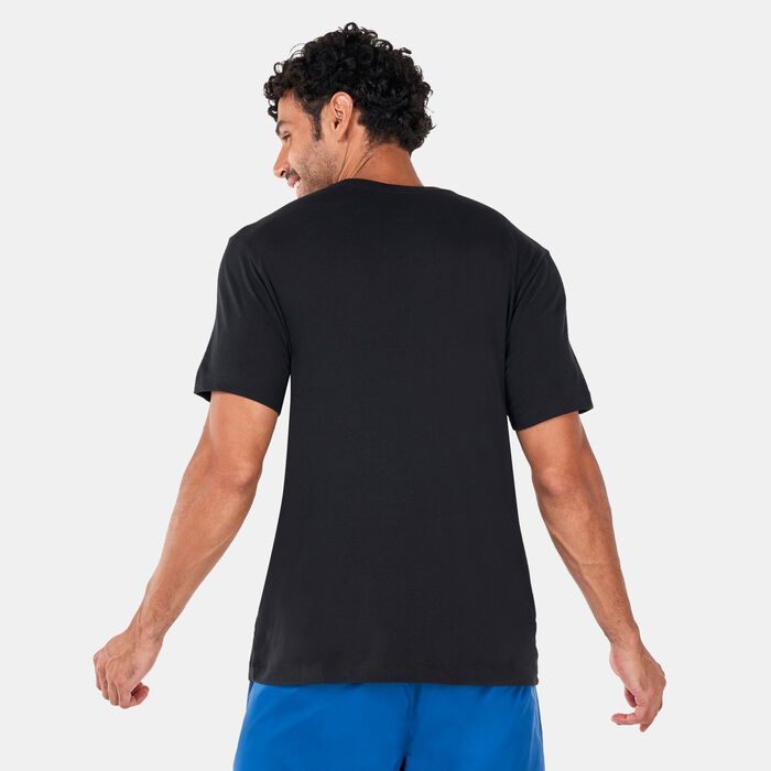 Nike Men's Sportswear Multi Swoosh T-Shirt Black Nike Men's Sportswear Multi Swoosh T-Shirt Black image number 1