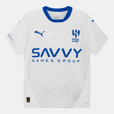 PUMA Men's Al Hilal 24/25 Away Replica Football Jersey White