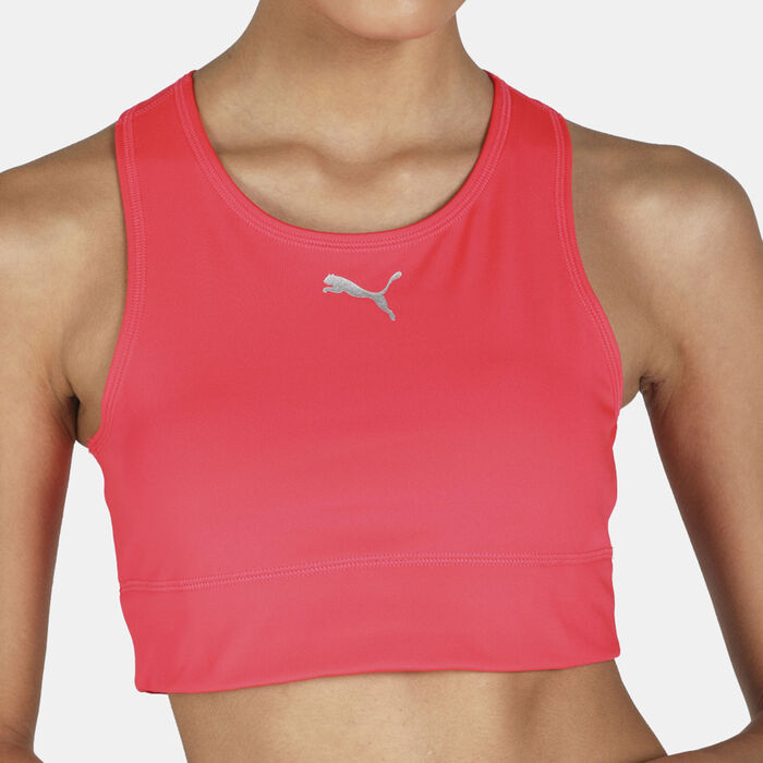 PUMA Women's RTG Bra Top Pink image number 3