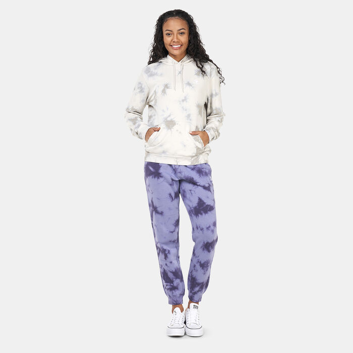 Converse Go-To Star Chevron Washed Hoodie White Converse Go-To Star Chevron Washed Hoodie White image number 3