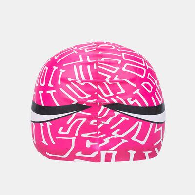 Nike Swim Just Do It Scribble Adult Swimming Cap Pink Nike Swim Just Do It Scribble Adult Swimming Cap Pink