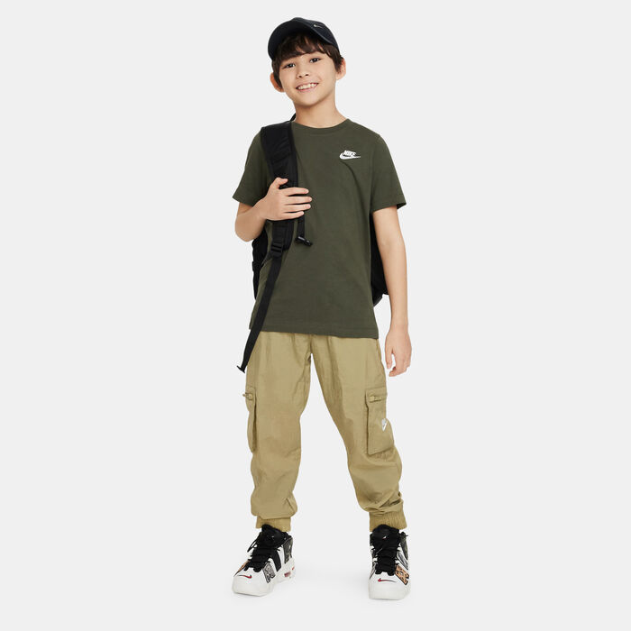 Nike Kids' Sportswear T-Shirt (Older Kids) Green Nike Kids' Sportswear T-Shirt (Older Kids) Green image number 2