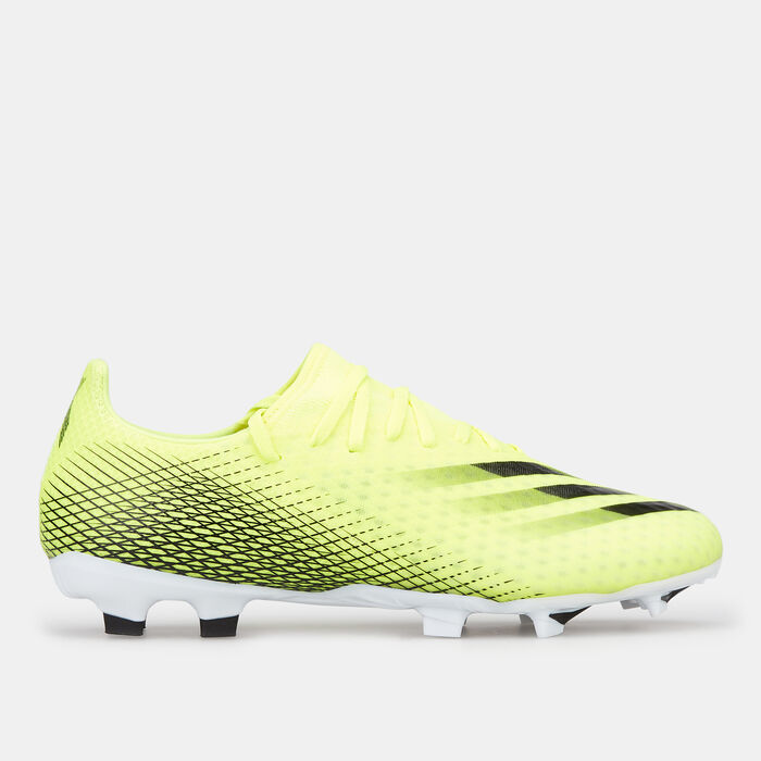 adidas Men's X Ghosted.3 Firm Ground Football Shoe yellow image number 0