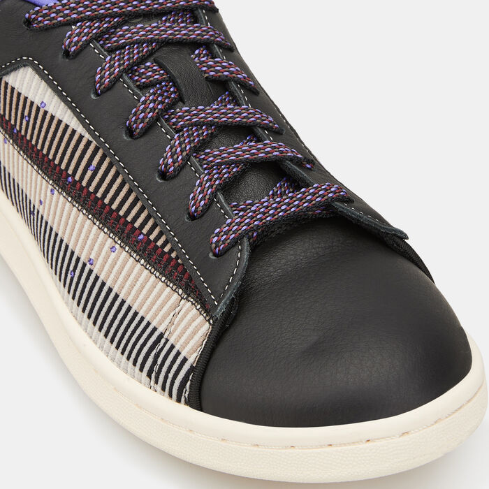 adidas Originals Men's Stan Smith Patchwork Shoe Black image number 5