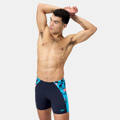 Speedo Men's Endurance+ MAX Splice Swimming Jammers Blue Speedo Men's Endurance+ MAX Splice Swimming Jammers Blue