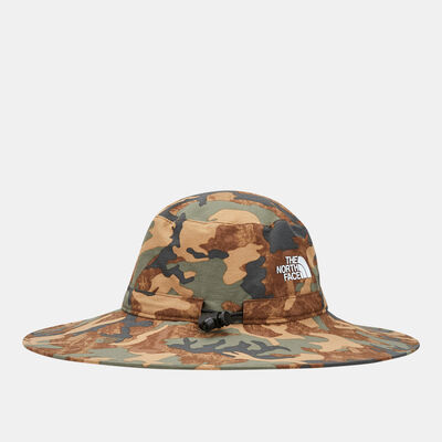 The North Face Twist and Pouch Wide-Brimmed Hat Brown