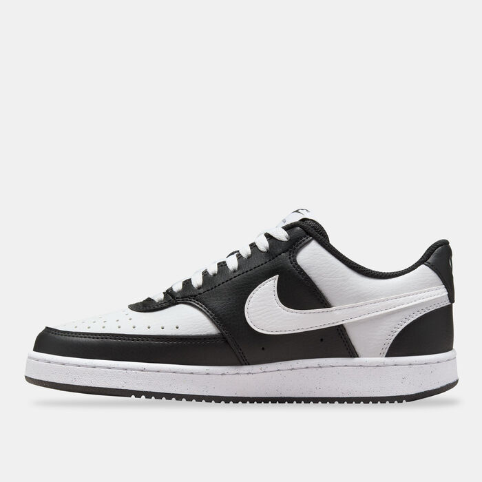 Nike Women's Court Vision Low Next Nature Shoes Black Nike Women's Court Vision Low Next Nature Shoes Black image number 2