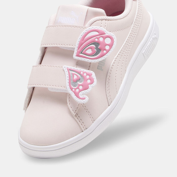 PUMA Kids' Smash 3.0 Butterfly Velcro Shoes Pink image number 4