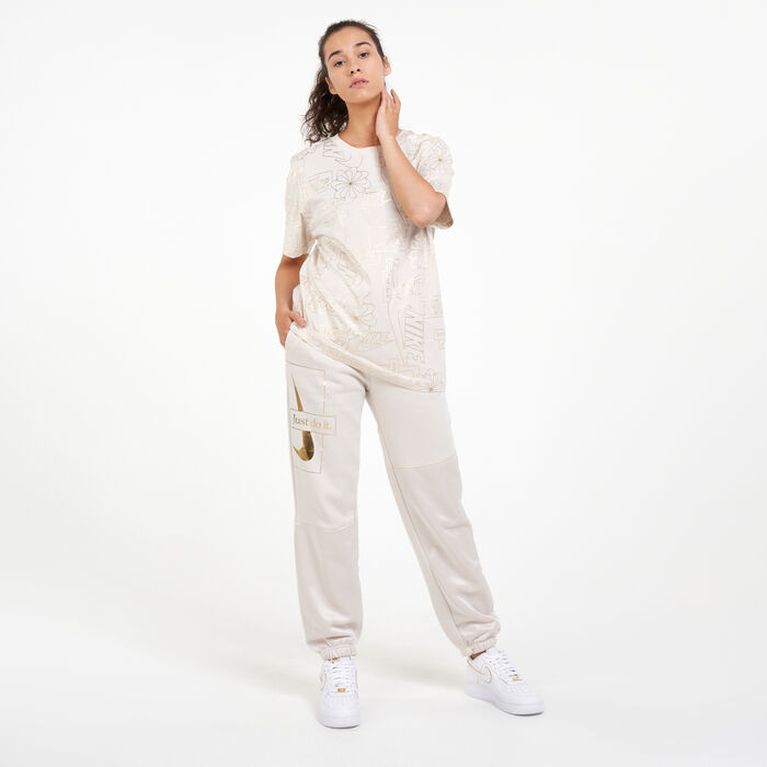 Nike Women's Sportswear Icon Clash Sweatpants Ivory Nike Women's Sportswear Icon Clash Sweatpants Ivory image number 2