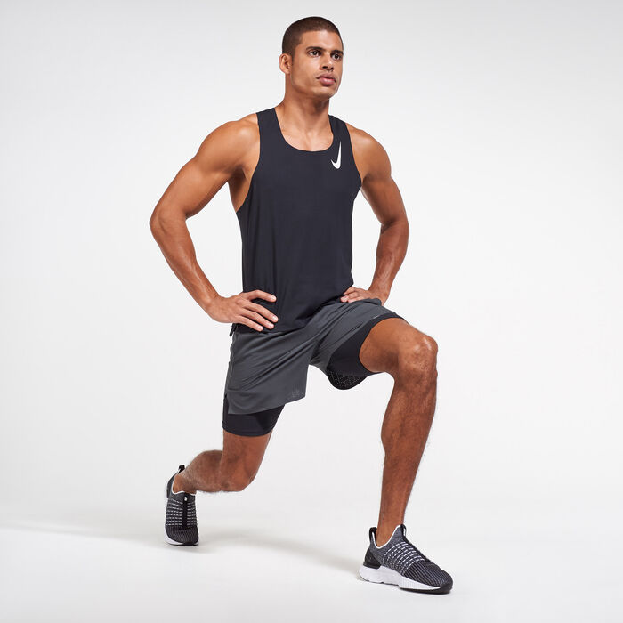 Nike Men's AeroSwift Vest Black Nike Men's AeroSwift Vest Black image number 2
