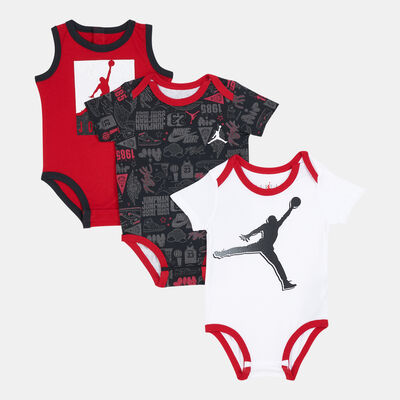 Jordan Kids' Jumpman Elements Bodysuit Set (3 Pack) Multi