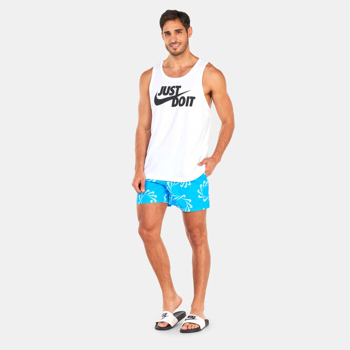 Nike Swim Men's 5 Volley Shorts Blue Nike Swim Men's 5 Volley Shorts Blue image number 2