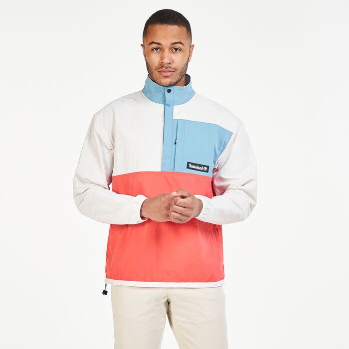 Timberland Men's Outdoor Archive Packable Anorak Jacket White Timberland Men's Outdoor Archive Packable Anorak Jacket White image number 0
