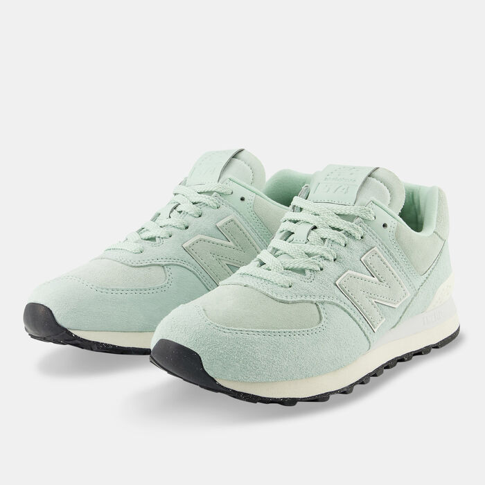 New Balance Women's 574 Shoes Green image number 1