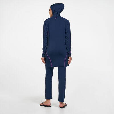 Speedo Women's Delight Modest 2-Piece Swimsuit Blue