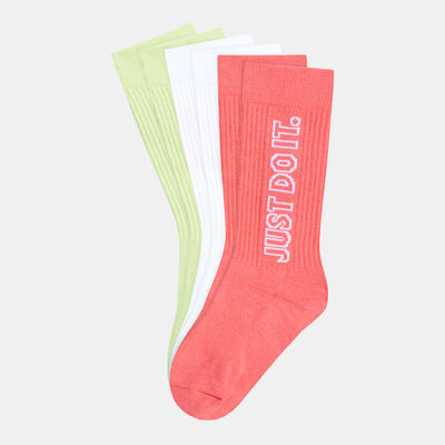 Nike Men's Sportswear Everyday Essential Crew Socks (3 Pack) Blue