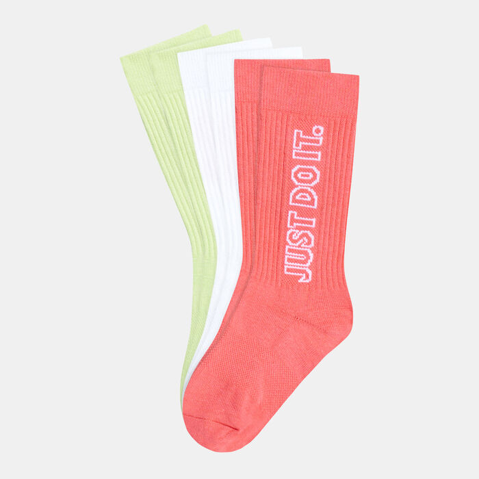 Nike Men's Sportswear Everyday Essential Crew Socks (3 Pack) Blue Nike Men's Sportswear Everyday Essential Crew Socks (3 Pack) Blue image number 0
