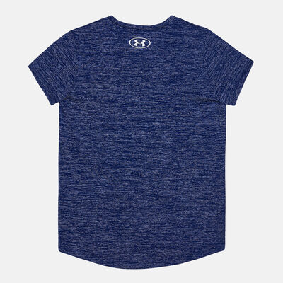 Under Armour Kids' UA Tech™ Big Logo Twist T-Shirt Blue Under Armour Kids' UA Tech™ Big Logo Twist T-Shirt Blue