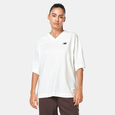 New Balance Women's Sportswear's Greatest Hits T-Shirt Beige