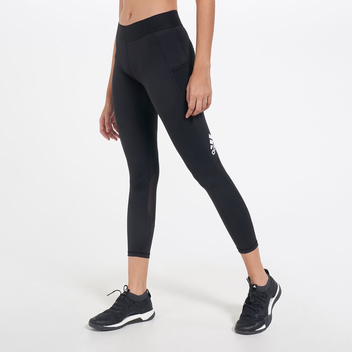 adidas Women's Training Alphaskin 7/8 Leggings Black adidas Women's Training Alphaskin 7/8 Leggings Black image number 0