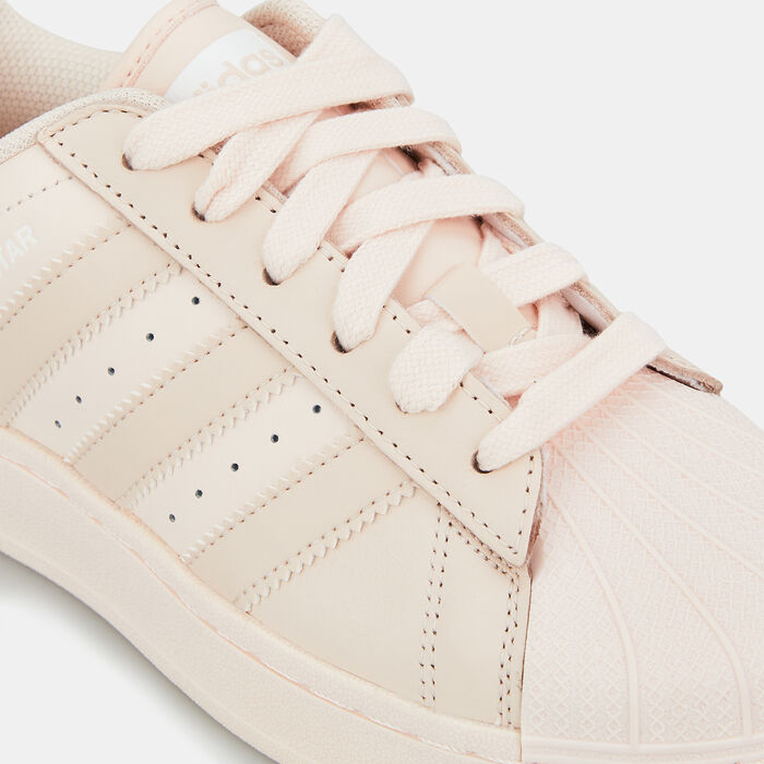 adidas Originals Kids' Superstar XLG Shoes Beige adidas Originals Kids' Superstar XLG Shoes Beige image number 4