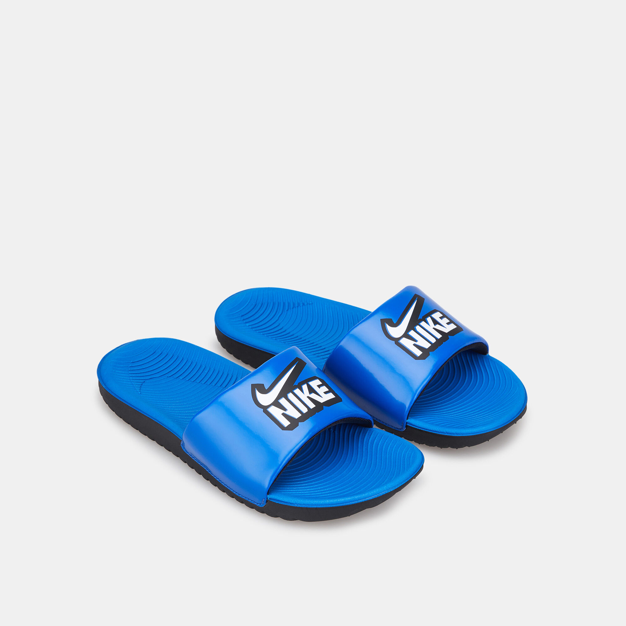 Kids Kawa Slides Blue Nike in Qatar SSS