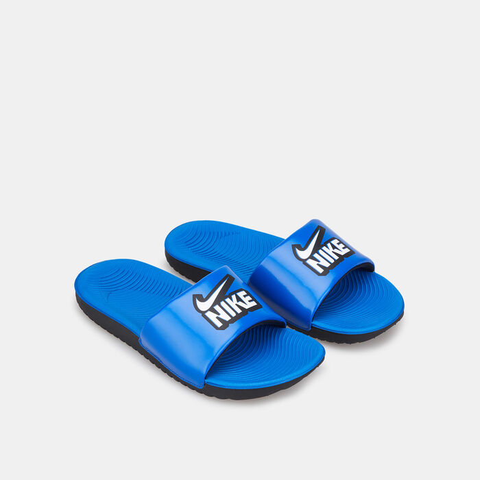 Nike Kids' Kawa Slides Blue image number 0