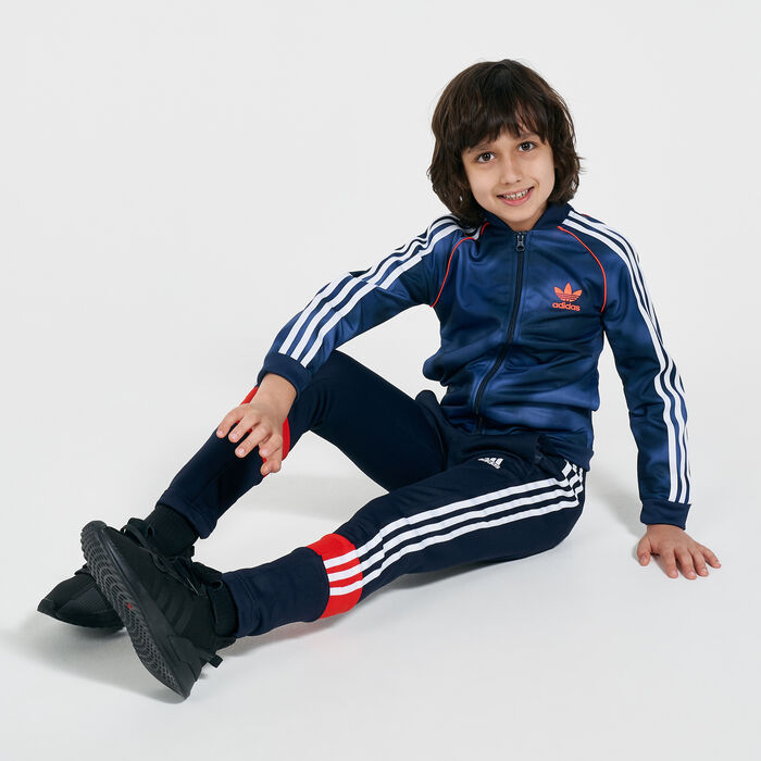 adidas Originals Kids' Essentials Camo Superstar Track Jacket (Older Kids) Blue adidas Originals Kids' Essentials Camo Superstar Track Jacket (Older Kids) Blue image number 2