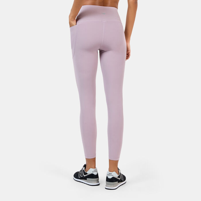 New Balance Women's NB Harmony Leggings White New Balance Women's NB Harmony Leggings White image number 3