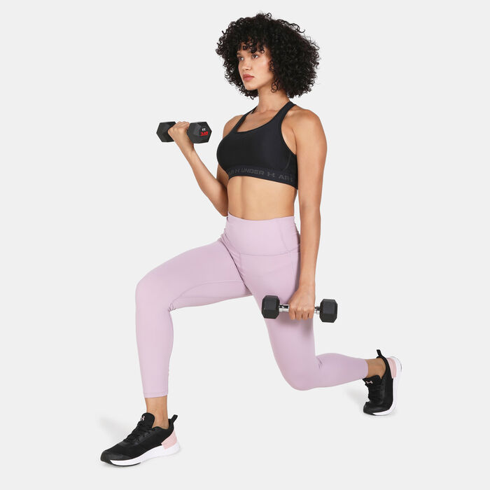 Under Armour Women's Armour Medium-Support Training Sports Bra Black image number 2