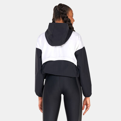 Under Armour Women's Woven Graphic Jacket Black