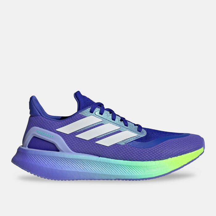 adidas Men's Pureboost 5 Running Shoes Blue adidas Men's Pureboost 5 Running Shoes Blue image number 0