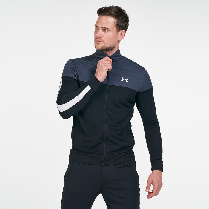 Under Armour Under Armour Men's Sportstyle Pique Jacket Grey Under Armour Under Armour Men's Sportstyle Pique Jacket Grey image number 0
