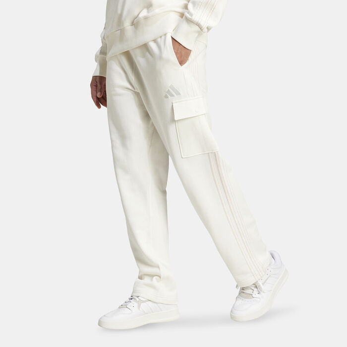 adidas Men's ALL SZN Graphic Seasonal Pants White adidas Men's ALL SZN Graphic Seasonal Pants White image number 0