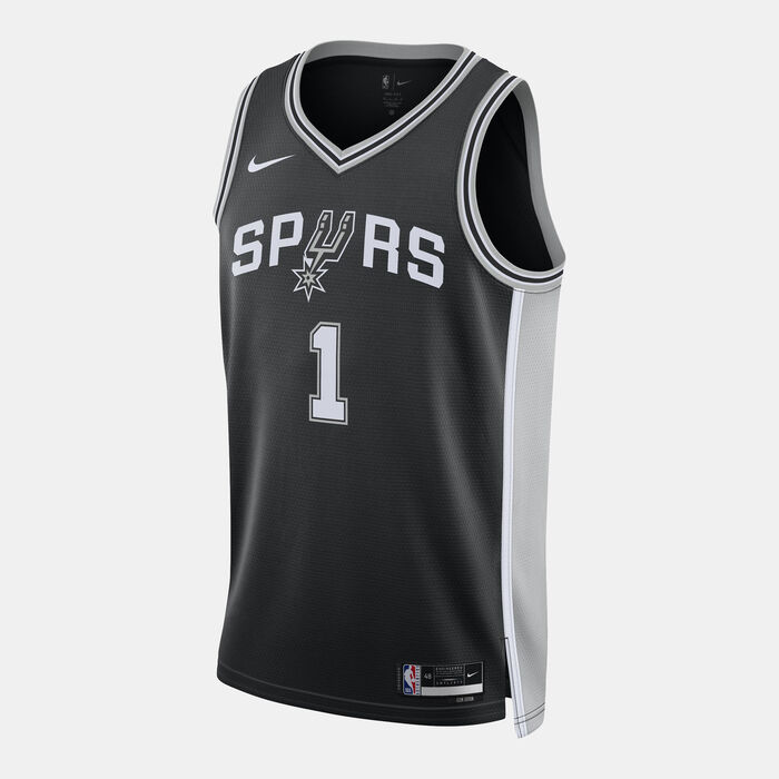 Nike Men 22/23 NBA San Antonio Spurs Icon Edition Swingman Basketball Jersey Black Nike Men 22/23 NBA San Antonio Spurs Icon Edition Swingman Basketball Jersey Black image number 0