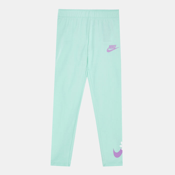 Nike Kids' Sport Daisy Leggings Green Nike Kids' Sport Daisy Leggings Green image number 0
